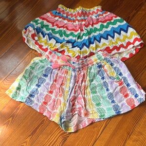 Colorful Patterned Shorts Set